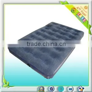 Inflatable Flocked Queen Size Pvc Air Bed With Pump Built in thumbnail-6
