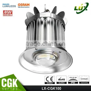 2016 CE Rohs Approved Meanwell Driver Copper Heat Pipe Design 5 Years Warranty 120W High Bay LED Lamp thumbnail-4