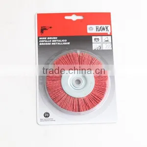 Nylon Wire Wheel Brushes Packed on Display Cards, Diameter 100mm or 4" thumbnail-1