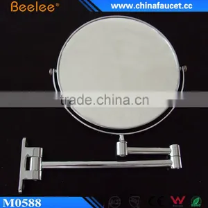 Beelee Brass&Stainless Steel Mirror Round Glossy Smart Compact Mirror thumbnail-1