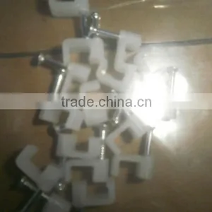 White Flat Nail Wire Clip 12mm Packaging as Customer Requested thumbnail-1