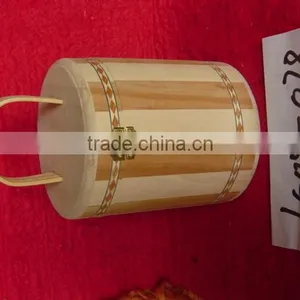Buckets Coolers Holders Wooden Barrel Wooden Cask Wooden Bucket Ice Wood Bucket thumbnail-2