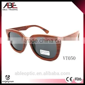 Classic Italy Design UV400 Lens Quality Bamboo Wooden Polarized Sunglasses Low MOQ Sun Glasses Supplier's Choice thumbnail-1