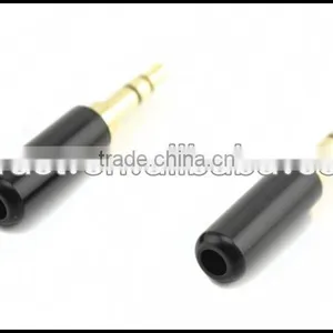 Audio Gade OEM Hi End Gold Plated 3.5-B Gold Plated 3.5MM Male Headphone Terminal Black thumbnail-2