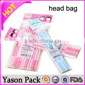 YASON Small Gift/ Toy Packing Pouches With Opp Header Transparent Pounches With Tear Notch and Hanged Header pp Bag With Header thumbnail-4