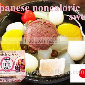 Japanese Wagashi ENDO's 'Zero Calorie' Kokuto(brown Sugar Syrup) Anmitsu 170g thumbnail-4