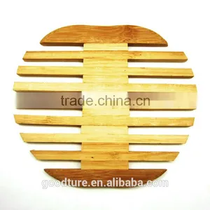 Apple Shape Skeleton Bamboo Placemat Table Mat Coaster thumbnail-1