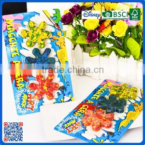 2016 Wholesale Flower Shaped Crayon Into Blister Card for School Kids thumbnail-3