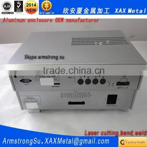 XAX31Alu OEM ODM Customized Laser Cut Bend Weld Sheet Aluminum Power Distribution Box Shell thumbnail-2