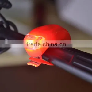 2 LED Colorful Bike Lights LED Silicone Front & Rear Warning Light thumbnail-6