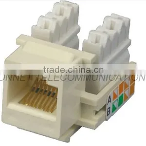 90 Degree Cat5e Keystone Jack With Dual IDC thumbnail-1