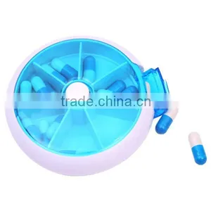 Customized Portable Pill Box 7 Days, Organizer Plastic Weekly Pill Organizer thumbnail-1