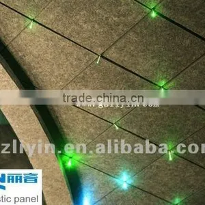 Polyester Fiber Acoustic Panel Ceiling Tile thumbnail-1