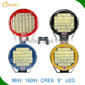 High Power Super Bright 9-36v dc Flood /spot 96w 35pcs*5w LEDs 160w Led Driving Light thumbnail-1