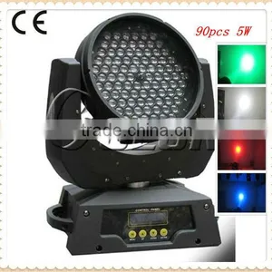 NEW! 90pcs*5W Zoom Wash Moving Head Led China Top Ten Selling Products thumbnail-1