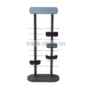 Top Sale Wood Counter Sunglasses Display Rack Lockable thumbnail-3