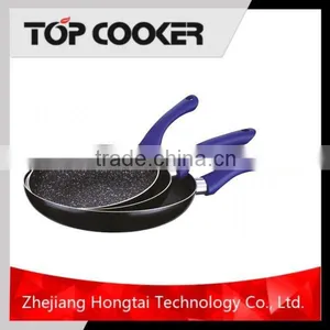 Aluminum Press Marble Coating Stone Cooking Frying Pan thumbnail-1