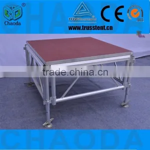 2015 Hot Sell Certificated SGS,TUV,CE,1.22*1.22m Adjustable Small Stage thumbnail-1