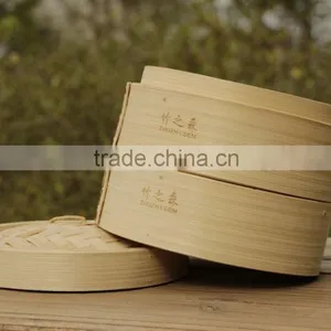 Top Grade Handmade Cooking Utensils Hot Stamped Kitchenware Bamboo Steamer thumbnail-3