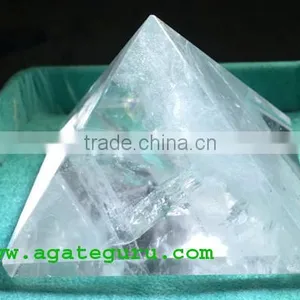 Clear Quartz Healing Crystal Pyrimid : Wholesale Pyramids Khambhat Supplier thumbnail-1