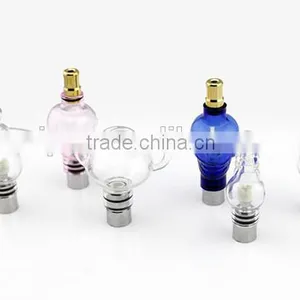 New Arrival Factory Price Wax Atomizer Glass Atomizer Titanium Coils Ceramic Wicks Glass Atomizer Electronic Cigarette Wholesale thumbnail-1