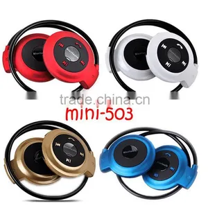 Factory Wholesale Consumer Electronics 2016 New Neckband Sport Bluetooth Headphones Mini 503 Earphone thumbnail-6