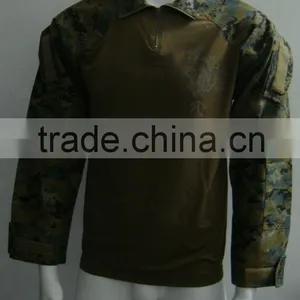 Combat Shirt Digital Woodland With Frog Logo thumbnail-1