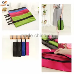 Luckiplus Portable Waterproof Nylon Travel Shoe Bags Travel Essential thumbnail-1