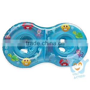 Cheap Custom Pvc Inflatable Twin Swim Ring thumbnail-4