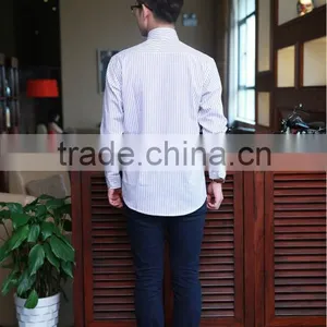 100% Cotton Striped Men's Shirt thumbnail-2