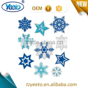 Merry Christmas Removable Decorative Aluminum Foil Sticker thumbnail-1