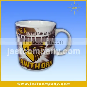 Talking Customized 4C Printing Logo Enamel Mug Gifts thumbnail-2