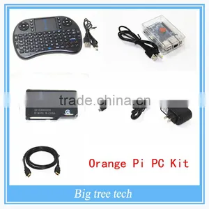 Orange pi pc KIT With the Case and the Power Supply With Rii Mini I8 Keyboard With SD 8GB and Raspberry pi USB KIT037 thumbnail-1