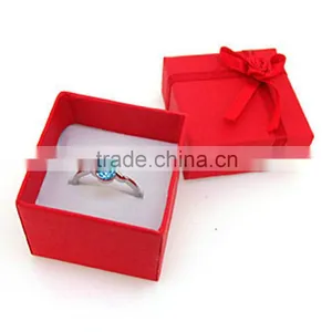 Wholesale Small Popular Red Jewelry Ring Box thumbnail-1