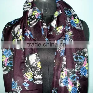 VISCOSE PRINTED SCARF 2014 thumbnail-5