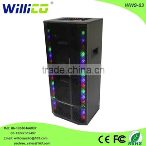 2016 Willico BT Bluetooth DJ Party Speaker w/ Wireless Microphone + LEDs Wws-63 thumbnail-1