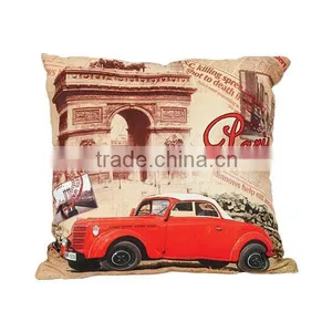 Vintage Decorative Room Linen Pillow thumbnail-1