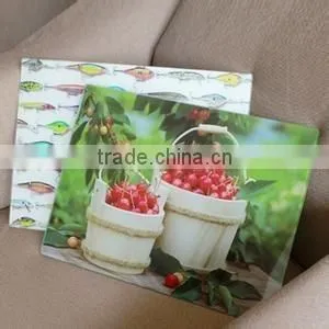 Different Size Tempered Glass Cutting Board With Pattern thumbnail-3