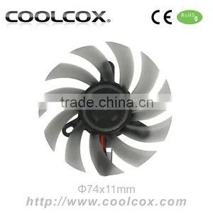 CoolCox 80x80x10mm Frameless Fan,graphic Card Cooling Fan,8010 Bladeless Fan,dc Brusheless Fan thumbnail-1