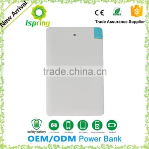 2016 Newest Ultra Slim Power Bank,Credit Card Power Bank 2500mah for Smartphone thumbnail-5