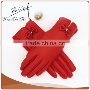 Women Tops Work Gloves Leather Fabric Wholesale thumbnail-2
