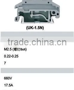 UK-6N Terminal Block Screwless thumbnail-2
