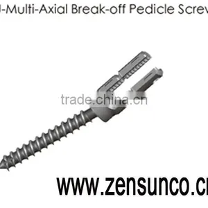 U-spine 5.5 Series-U- Multi-axial Break-off Pedicle Screwtitanium Screw thumbnail-1