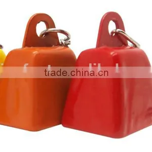 Small Cow Bell Keychain in Custom Color With Logo Printing for Promo as Gift thumbnail-5