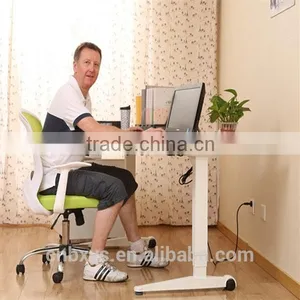 Modern Style Electric Height Adjustable Desk /fashion Lifting Drawing Table thumbnail-6