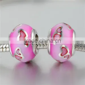 Lovely Fashion Design Pink Color Charm Bead Bracelet thumbnail-6