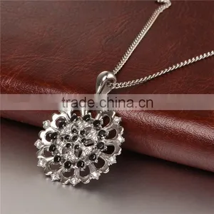 2016 Fashionable Flowers Of Life Design 925 Sterling Silver Pendants thumbnail-3