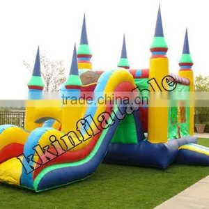 Kids Favourtie Place Jumping Inflatable Bouncy Castle Slide thumbnail-1