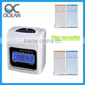 Electronic Time Recorder Nideka Amano Time Recorder Machine thumbnail-1