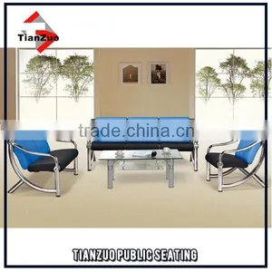 TZ-B01 Metal Frame Waiting Sofa for Office Reception thumbnail-5
